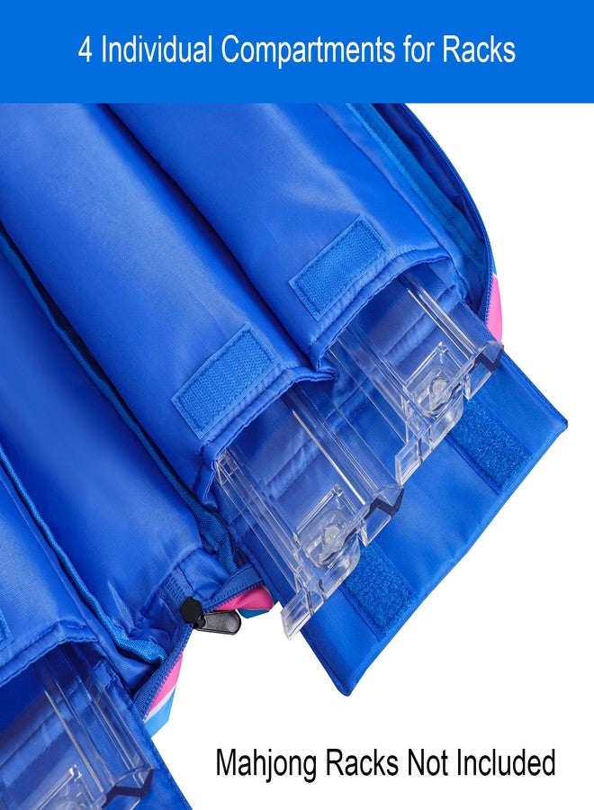 Jongyance Empty Mahjong Rack Bag(Blue) for Racks and Mats, Storage Bag Fits Most Types of Racks, Mahjong Accessory - Image 4